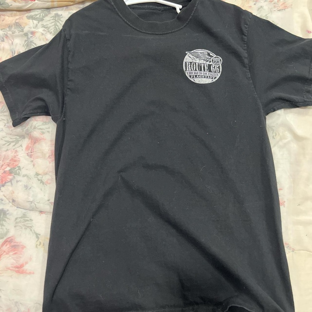 Route 66 Black Short Sleeve Tee